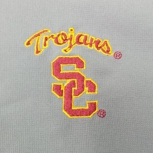 NIKE TEAM USC TROJANS SHORT SLEEVE SWEATER